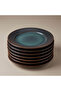 Güral 6 Pieces 20 cm Cake Plate Reactive Oasis Vr 1131 - 4