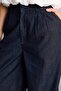 100% Cotton Balloon Fit High Waist Washed Jean Pants H1856Ax26Sm - 7
