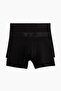 2’li Lycra® İçeren Normal Paça Boxer Şort