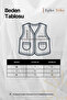 Women's mother's vest - cool spring mercerized knitwear, pocketed, buttoned - 3