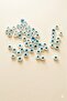 White Evil Eye Bead Acrylic 50 Pieces 5mm