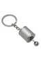 ®   Movable Car Gear Shift Key Ring Six Speed Manual Shift Gear Shifter Knob Metal with Key - 6