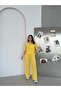 Women's Single Pocket Detailed Short Sleeve Shirt-Pants Linen Set - 2