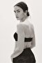 Padded microfibre bandeau bra - 4
