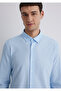 Striped Blue Shirt Slim Fit / Slim Fit 0211404 -89506 - 5