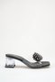 AYL-01 transparent heels with pearls and stones 5 cm women's slippers stylish and comfortable - 6