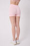 Women's High Waist Gathering Seamless Mini Shorts Leggings with Gathering Back - 8