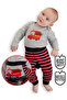 Firefighter Baby Boy Bodysuit Tights-Pants Set