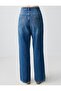 Mid Rodeo 100% Cotton Relaxed Fit High Waist Loose Wide Leg Denim Trousers - 5