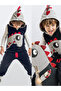 Dino Boy Sleeveless Vest Hooded Tracksuit Set