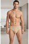 Men's Slip Underpants Skin Color 2 Pack 3cm Waist Elastic - 2