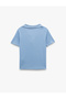 Hair Braid Textured Short Sleeve Polo Neck T-Shirt - 4
