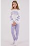 4-15 Years Old Licensed Us Polo Assn Girl's Set-Ecru - 3