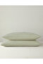 Novella Premium Cotton Textured 2-Piece Pillowcase 50X70 cm Light Green - 3