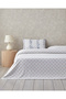 Floret Line Cotton Single Duvet Cover Set 160X220 cm Blue - 2