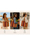 Anatolian Kilim Patterned Linen Shoulder Bag Women's Shoulder Bag, Large Volume, Daily Use - 4