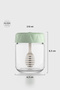 Lexa 210 ml Green Lidded Glass Honey Jar 201008 - 2