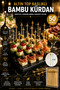 Set of 50 Golden Ball Headed 12 cm Bamboo Toothpicks – Stylish Choice for Cocktails, Desserts, and Event Presentations - 4
