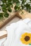 Baby Girl Sunflower Embroidered Ruffled Ribbed 2-Piece Set - 8