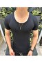 ARS MAGIC BOX Open Collar Wide Collar Skirt Oval Beige T_SHIRT - 2