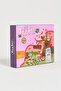 Floral Pattern Toy Tea Party Set - 16 Pieces, Porcelain Tea Set - 8