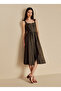 Khaki Women's Square Standard Dress Bbss26Fdr004