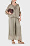 Oversize Guipure Detailed V-Neck Blouse Bluz 6909166 - 2