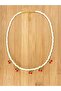 Women's 5-Piece Cherry Figured White Design Necklace - 4