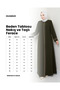 Casual Hajj and Umrah Embroidery and Stone Detailed Ferace - 2