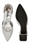 Women Glitter Block Heel Sandals in Silver - 5