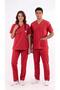 Light Red Premium Scrubs Set - Nurse Doctor Uniform High-Quality Fabric