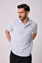 Men's Cotton Blend Polo Collar Short Sleeve T-shirt - 2