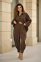 Women's Elastic Waist Slouchy Modal Set - 3