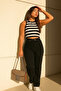 Women's Premium Wide-Leg Black Jeans - 5