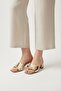 Women's Diodore Gold Heeled Slippers - 4