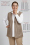 Women's Plus Size Openwork Hollowed Out Knitted Fabric Vest - Lightweight and Breathable Summer Mom Vest