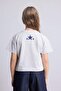 Crew Neck Printed Short Sleeve T-Shirt Girls H7646A826Sm - 4