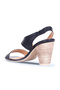 Black Leather Women's Heeled Shoes 01Ws6700 - 4