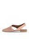 Powder Leather Women's Flat Sandals 01Wa9202 - 3