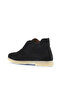 Black Suede Women's Flat Boots 01Wt3312 - 5