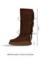 Tan Suede Women's Flat Boots 30Wc5024599 - 3