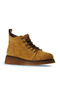 Yellow suede women's flat boot 01wv5204 - 2