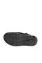 Black Nubuck Leather Men's Flat Sandals 25Ms1405 - 5