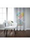 Mother on a Swing and Cute Little Elephant Children's Room Single Wing Background Curtain Ef959