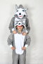 Child Siberian Husky Wolf Costume Animal Costume - 3