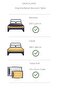 Zeus Series Cotton Satin King Size Duvet Cover Set - White - 2