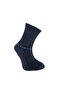 Trekking Extra Padded, Shock-Absorbing Winter Unisex Children's Socks 3-Pack Navy Blue - 4