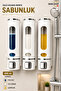 3Pcs Liquid Soap Dispenser 400ml Wall Mounted Shower Soap Shampoo Dispenser Kitchen Bathroom Soap Holder M-52 - 3