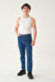 Men's Boyfriend High-Waist Ankle-Length Jeans - 6