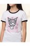 Senior Girls White Embellished T-shirt - 4
